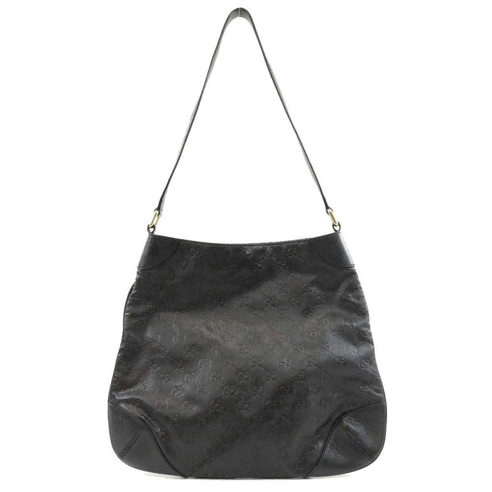 Gucci ssima GG Shima Bag Calfskin Shoulder Black